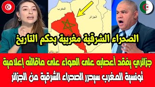 جزائري يفقد أعصابه على الهواء على ماقالته إعلامية تونسية المغرب سيحرر الصحراء الشرقية من الجزائر