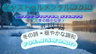 【Quiet Winter Nights （冬の静かな夜）】冬の詩 - 穏やかな調和.1