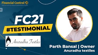 FC21 Testimonial Parth Bansal | Owner - Anuradha textiles | Printed Saree Manufacturers in Mathura