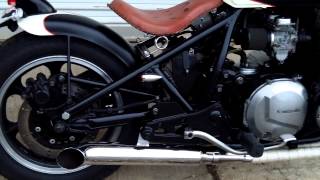 Custom 1983 Kawasaki KZ1100 Hardtail Bobber Build by BBR