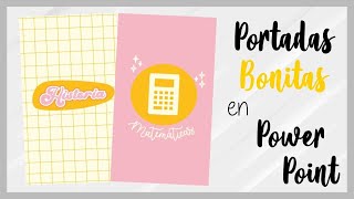 Portadas Minimalistas en Power Point | Muy Fáciles de Hacer