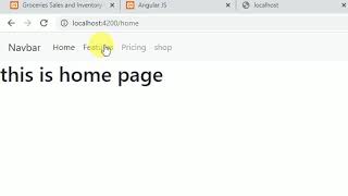 Angular JS Menu Bar