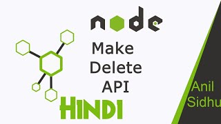 Node JS in Hindi #38 Delete API | delete data from MongoDB