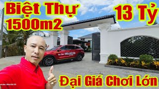 🛑BIỆT THỰ Nghỉ Dưỡng Mái Nhật 1500m2 Có Vườn Cây Ao Cá Chủ Cần Bán Gấp | #nhadatsg