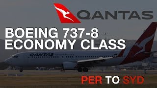 Qantas Boeing 737-800 Review | Perth to Sydney