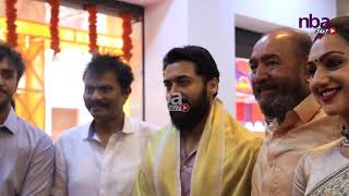 வேட்டியில் மாஸாக Entry கொடுத்த Surya Launches Director Hari Studio Tamil news nba 24x7