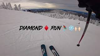 Skiing Mont Orford Quebec Jan 2024