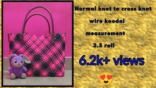 Normal knot to cross knot measurement நார்மல் நாட் கிராஸ் நாட் 3.5 roll மெசர்மென்ட்