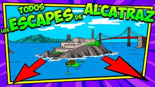 Las 14 FUGAS de la cárcel de ALCATRAZ