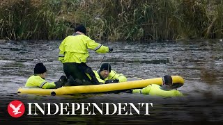 Police officer treated for hypothermia after punching through ice in Solihull rescue effort