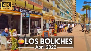 4K Walking Tour of Los Boliches Promenade, Fuengirola, in April 2022