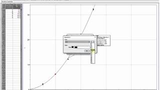 Applying a curve fit in Logger Pro