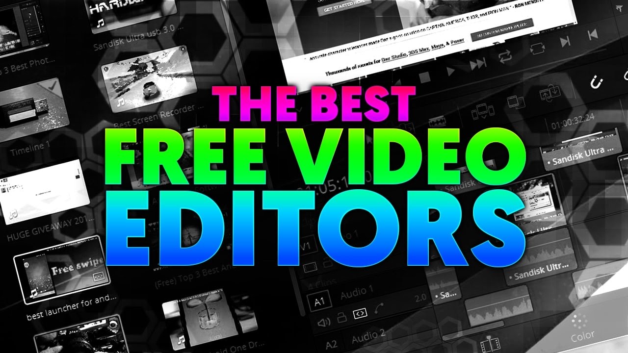 The Best Free Video Editors - YouTube