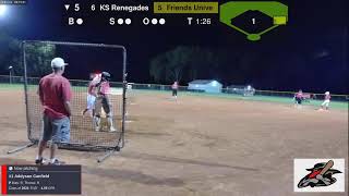 Kansas Renegades 16U Gold vs Friends University - Team 1 (2021.09.15)