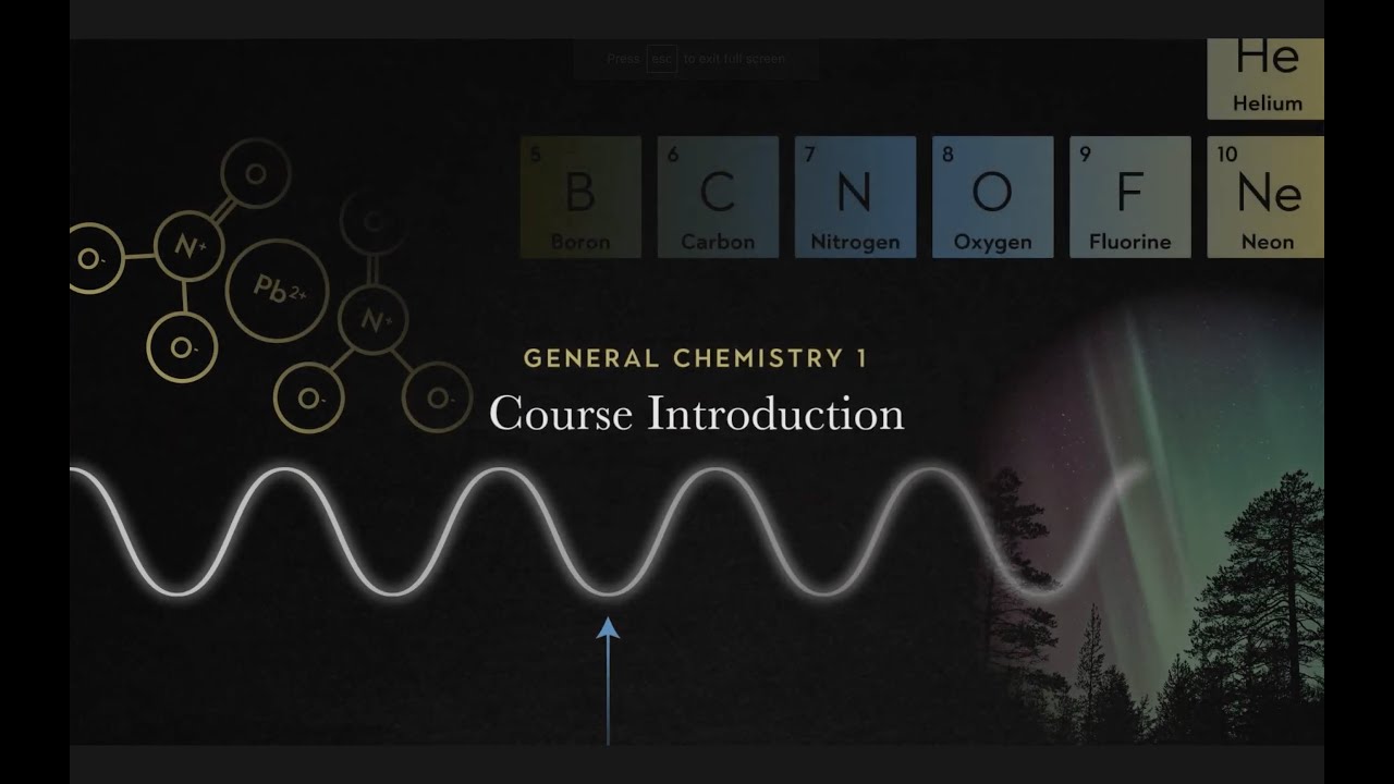 Real Chemistry 1 Course Introduction Youtube