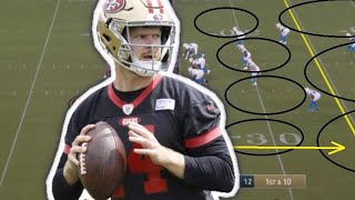Film Study: How Sam Darnold played for the San Francisco 49ers Vs the Los Angele