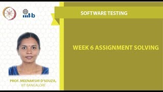 Week 6 Assignment Solving