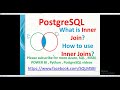 PostgreSQL Tutorials | Inner Joins in Postgresql | postgresql inner joins with examples