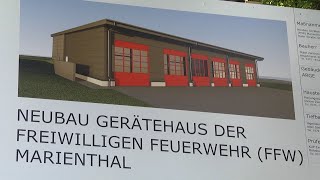 Freiwillige Feuerwehr Marienthal erhält neues Gerätehaus