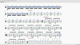 Fireworks- Katy Perry (Drum Score)