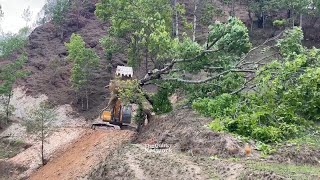 Watch How Hyundai Excavators Nonstop Construct a Better Mountain Road | The Quirky Network | JCB