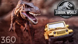 360 VR Don't Panic! Jurassic Park T-REX Outbreak