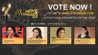 Jfw Movie Awards 2019 | Best Supporting Role Nominees