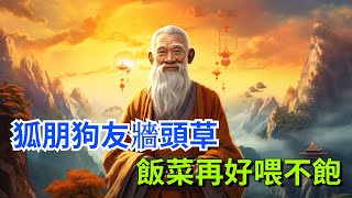 “狐朋狗友牆頭草，飯菜再好喂不飽”，屢試不爽的一種獨特“識人術”：再也不用擔心看錯人了！【靜心書屋】#為人處世#人生感悟