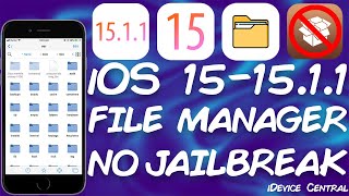 iOS 15.0 - 15.1.1 JAILBREAK News: MiniRootFileManager15 RELEASED!