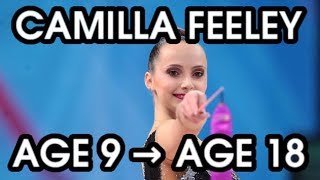 Camilla Feeley Gymnastics Evolution (age 9 to 18)