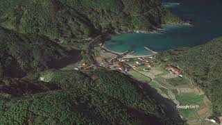 Google Earth　飯井駅(山口県）　山陰本線　いい