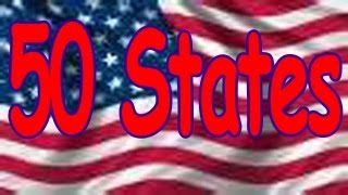 50 States Song (rhyming and in alphabetical order) Children's Song by THE LEARNING STATION