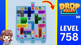 Drop Away Level 758 Solution Walkthrough