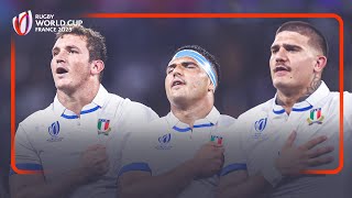 Italy's emotional anthem | Rugby World Cup 2023
