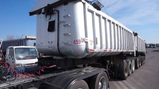 1986 Fruehauf Lead and Pup Dump Trailers