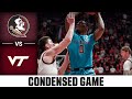 Florida State vs. Virginia Tech Condensed Game | 2023-24 ACC Men's Basketball