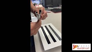 How To Replace Louvers (Dampers) on your AC Vent Cover - Texas Buildmart