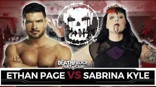 Ethan Page VS Sabrina Kyle #nxt #ethanpage #sabrinakyle #deathproof #wrestling #canadianwrestling