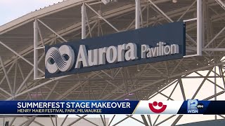 Aurora Health Care unveils new Summerfest stage