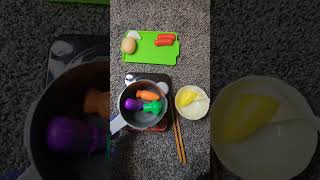 Anak kuching meong 😅 | cooking vegetables #satisfying #viral #ytshorts #trending #shorts |