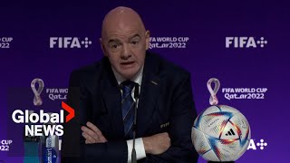 FIFA president attacks Western “hypocrisy” over World Cup in Qatar