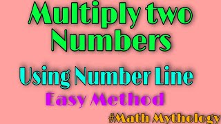 How to multiply two numbers using number line in easy method.#seethamathstuitioncentre
