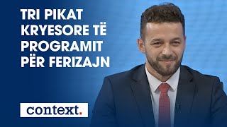 Valon Ramadani shpalos tri pikat kryesore të programit për Ferizajn