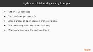 Learning Python Artificial Intelligence by Example: The Course Overview|packtpub.com