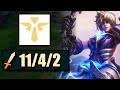 Rank 1 Riven plays support and absolutely dominates the game