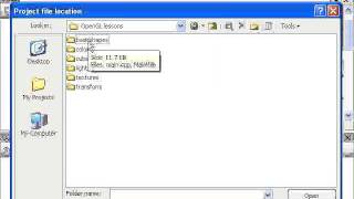 OpenGL Video Tutorial Basic Shapes