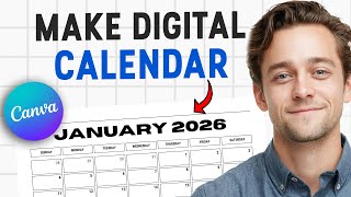 How to Make a Digital Calendar on Canva (2025) | Full Tutorial for Beginners ✅