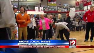 Oak Hills students do #Layup4Lauren challenge