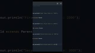 Hierarchical Inheritance Program in Java | OOPs Concepts | Core Java | Coding in Java | Inheritance