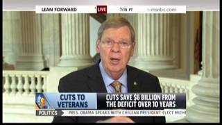 Sen. Isakson Discusses His Efforts to Protect Military Retirement Pay on MSNBC